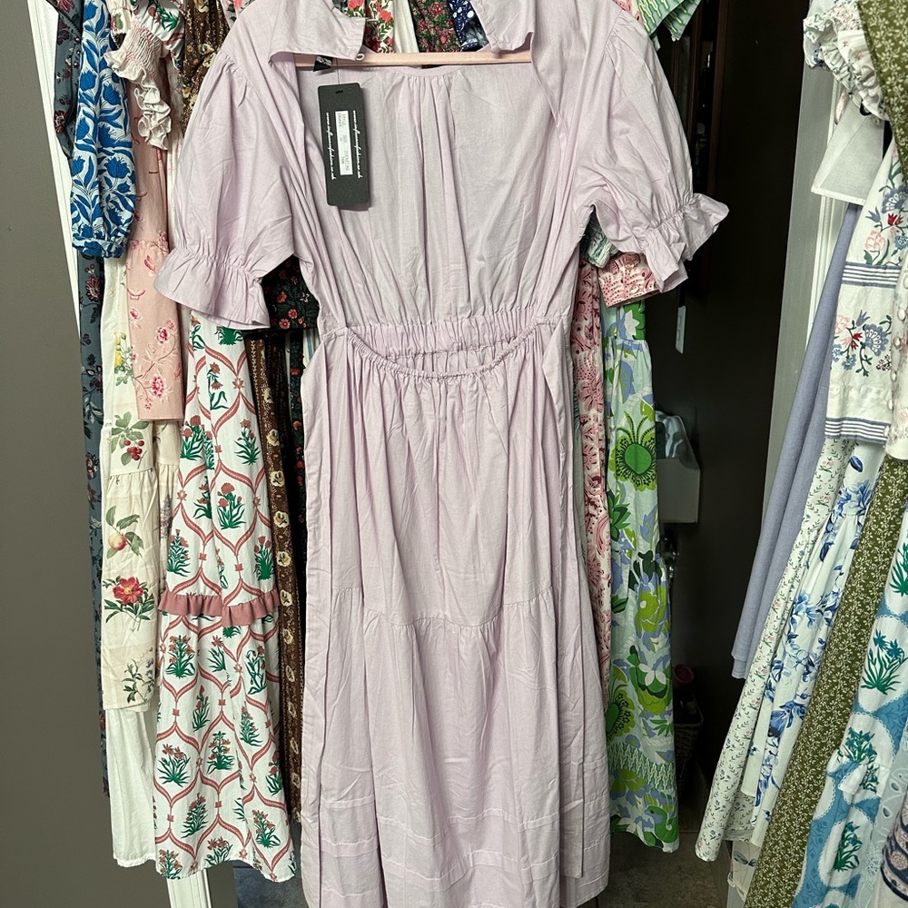 Lavender midi dress